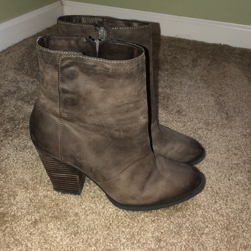 Aldo brown booties size 10